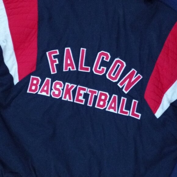 Vintage 1994-95 FALCON Basketball COSSA  Champs STARTER Style Pullover Jacket - Picture 2 of 9